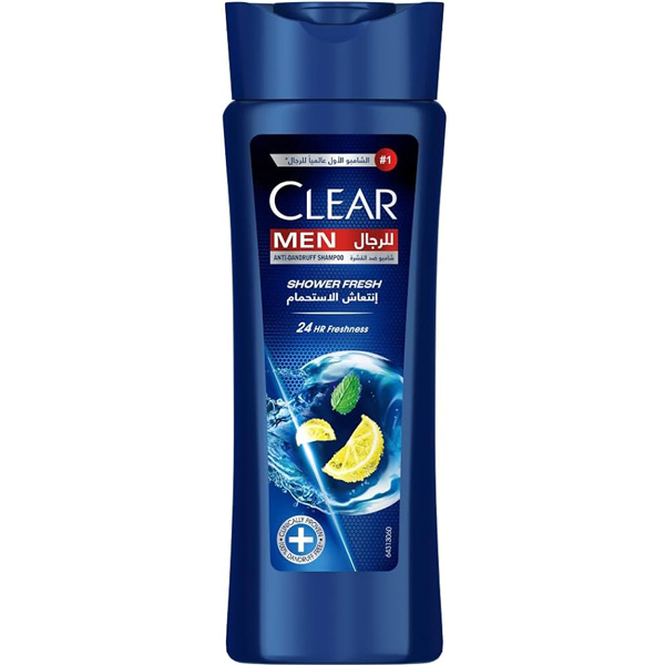 شامپو ضد شوره کلیر لیمو نعنا مدل شاور فرش اصل مردانه 300 میل | Clear Shower Fresh Anti Dandruff Shampoo For Men 300ml
